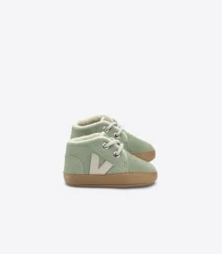 Kinder VEJA BABY FURED SUEDE CLAY PIERRE