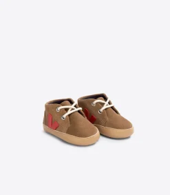 Kinder VEJA BABY SUEDE BROWN PEKIN
