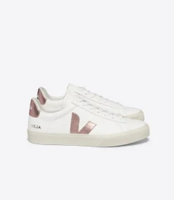 VEJA CAMPO LEATHER WHITE NACRE