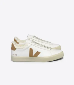 Damen VEJA CAMPO FURED LEATHER WHITE DESERT