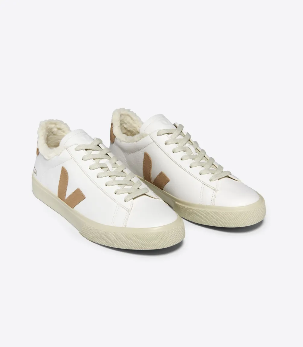Damen VEJA CAMPO FURED LEATHER WHITE DESERT