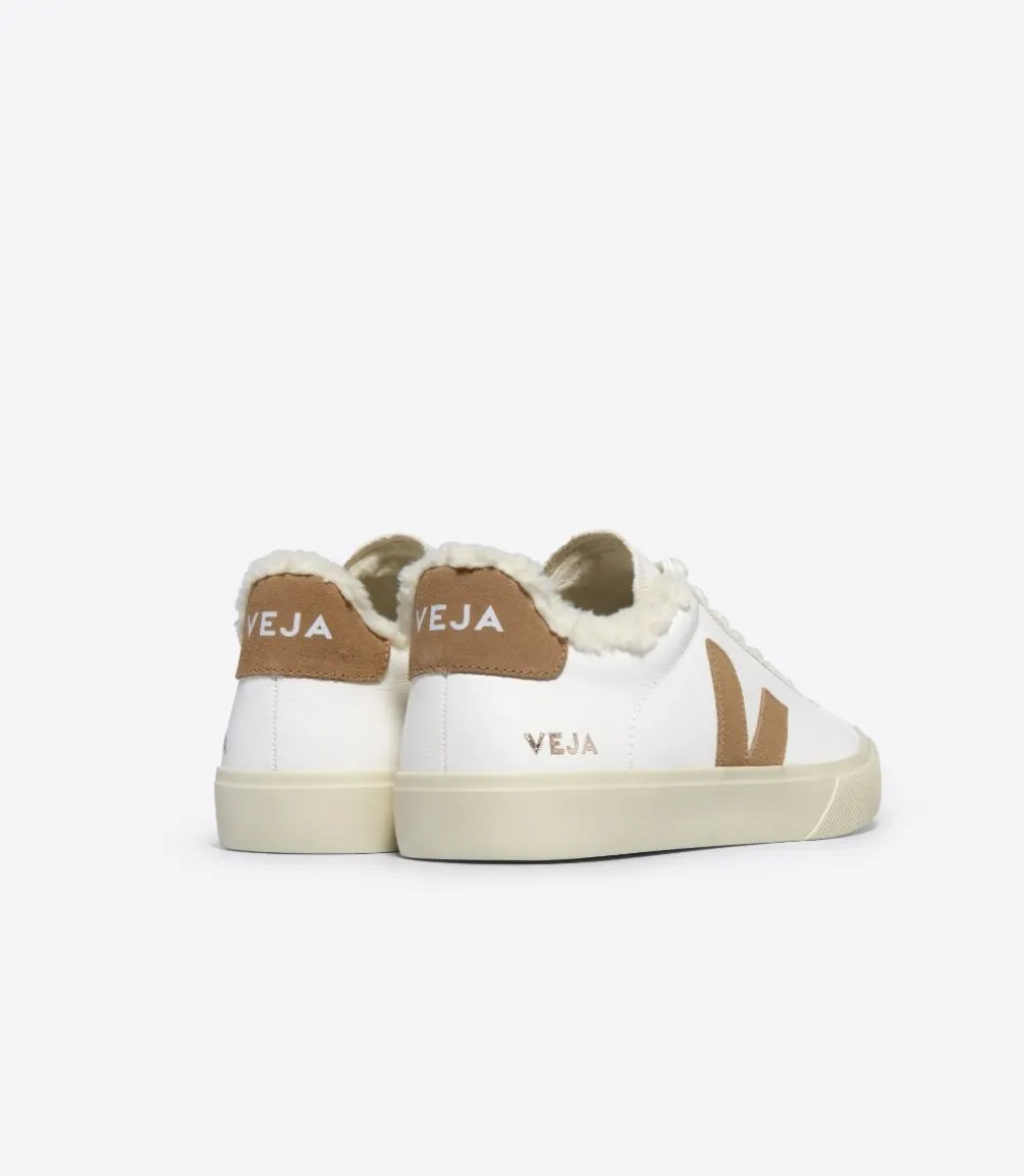 Damen VEJA CAMPO FURED LEATHER WHITE DESERT