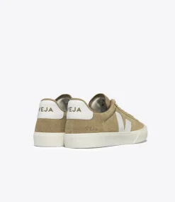 Damen VEJA CAMPO SUEDE DUNE WHITE