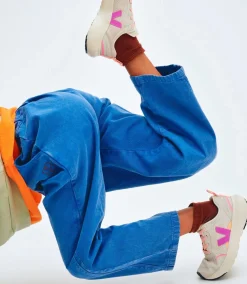 Kinder VEJA CANARY ELASTIC LACES ALVEOMESH NATURAL LOTUS