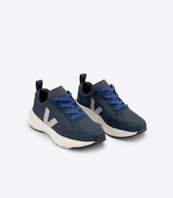 Kinder VEJA CANARY ELASTIC LACES ALVEOMESH NAUTICO OXFORD GREY