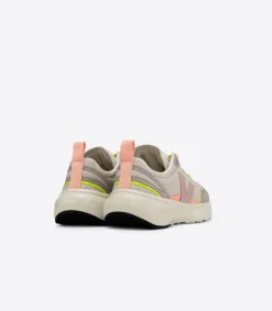 Kinder VEJA CANARY ELASTIC LACES ALVEOMESH NATURAL BABE