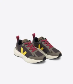 Kinder VEJA CANARY ELASTIC LACES ALVEOMESH GRAFITE TONIC