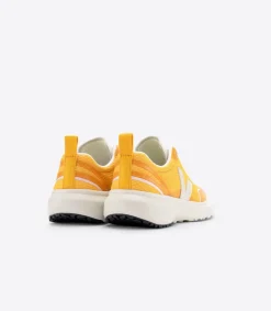 Kinder VEJA CANARY ELASTIC LACES ALVEOMESH OURO PIERRE