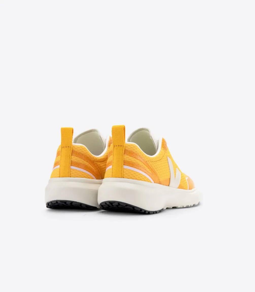 Kinder VEJA CANARY ELASTIC LACES ALVEOMESH OURO PIERRE