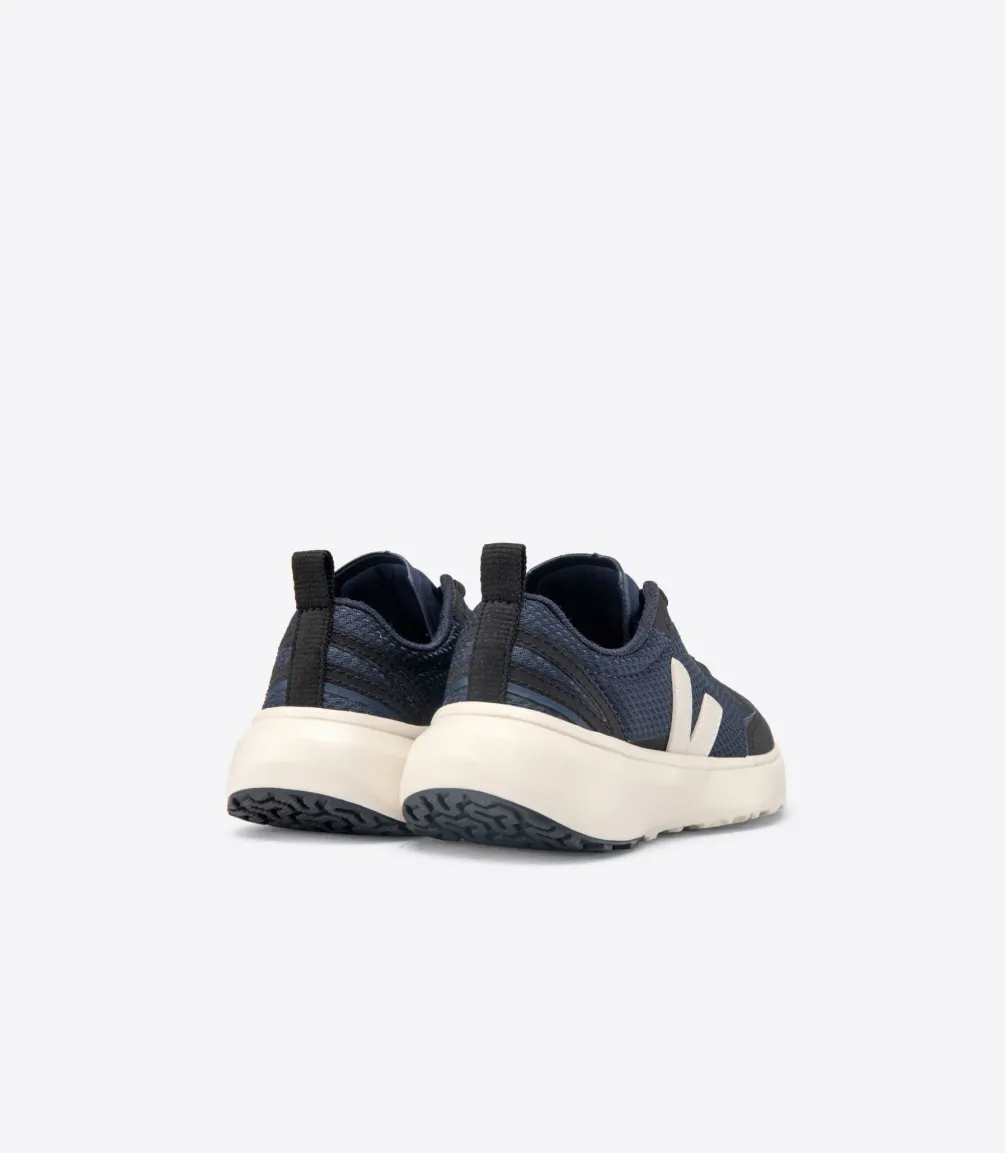 Kinder VEJA CANARY ELASTIC LACES NAUTICO PIERRE BLACK