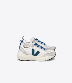 Kinder VEJA CANARY ELASTIC LACES WHITE BRITTANY