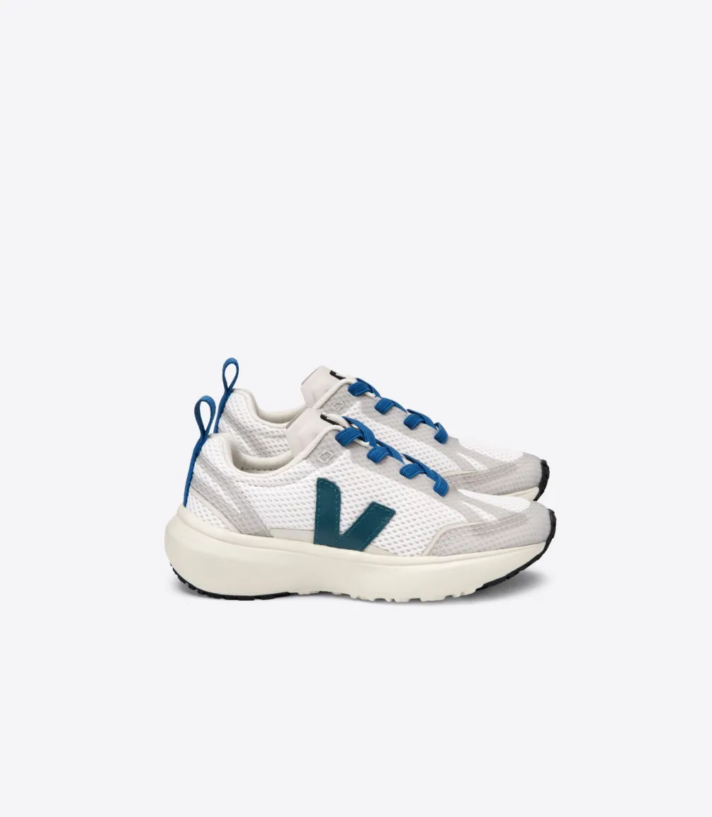 Kinder VEJA CANARY ELASTIC LACES WHITE BRITTANY