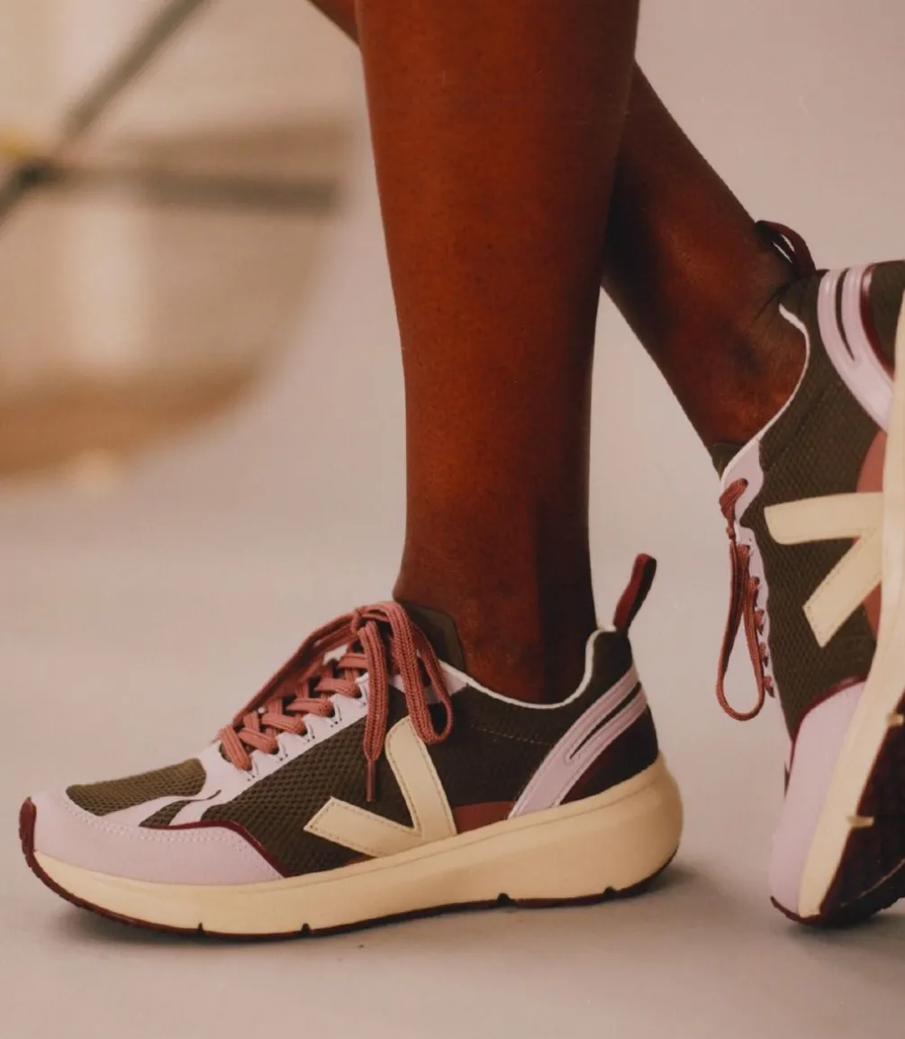 VEJA CONDOR 2 ALVEOMESH KAKI PIERRE PARME