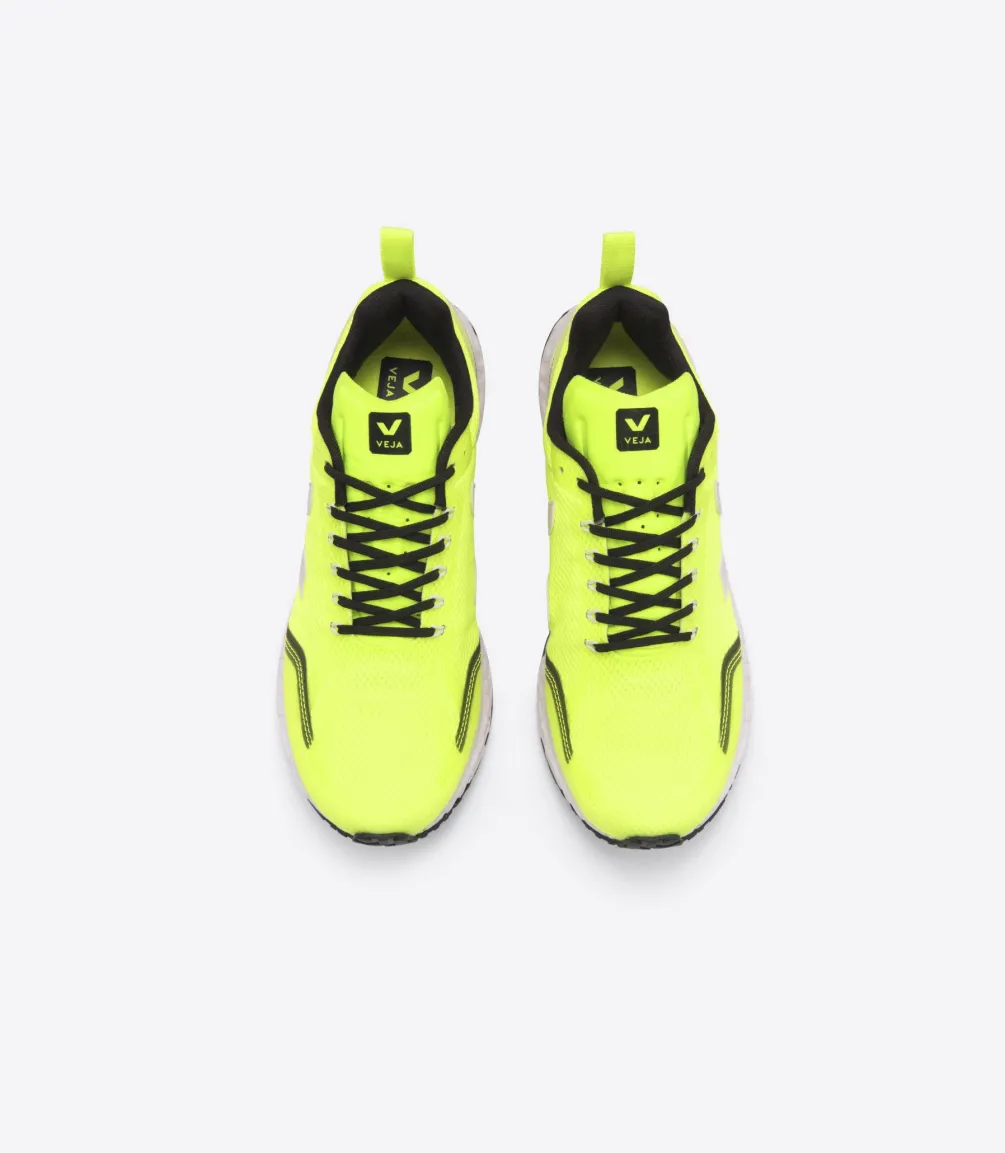 VEJA CONDOR MESH JAUNE FLUO WHITE