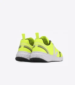 VEJA CONDOR MESH JAUNE FLUO WHITE