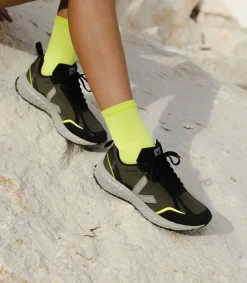 VEJA CONDOR MESH KAKI OXFORD GREY SOLE