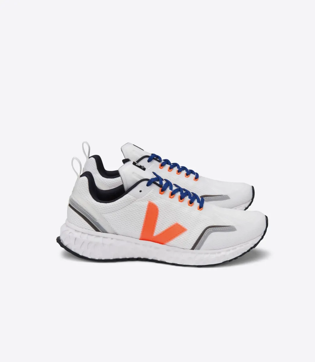 VEJA CONDOR MESH WHITE ORANGE FLUO