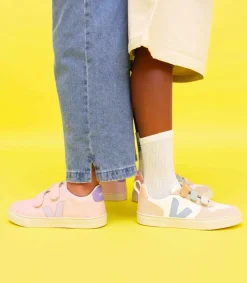 Kinder VEJA ESPLAR LEATHER PETALE PARME