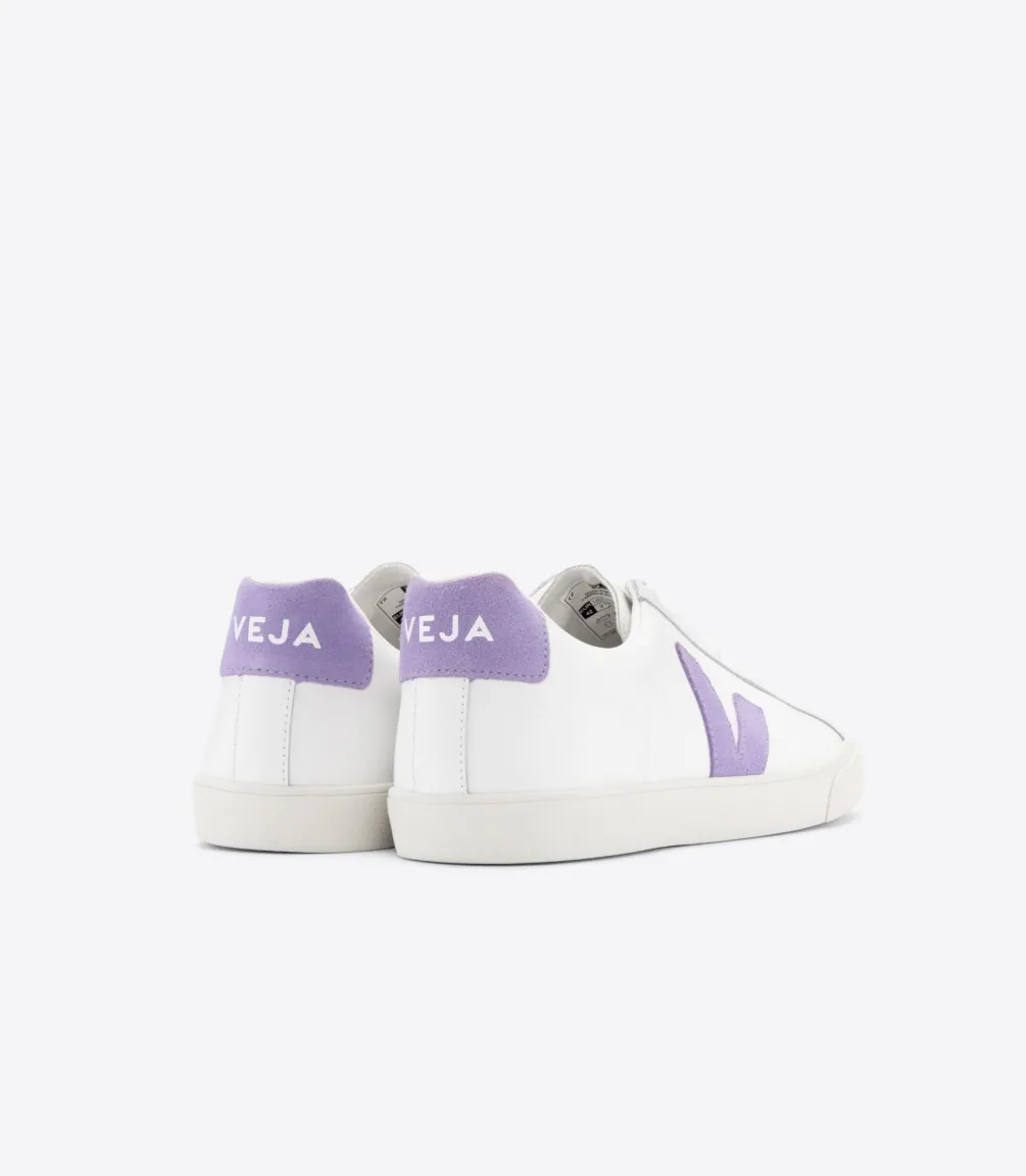 VEJA ESPLAR LEATHER WHITE LAVANDE