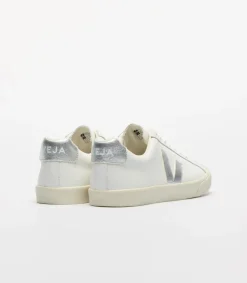 Damen VEJA ESPLAR LEATHER WHITE SILVER