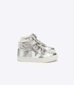 Kinder VEJA ESPLAR MID FURED SILVER WHITE