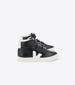 Kinder VEJA ESPLAR MID LEATHER FURED BLACK