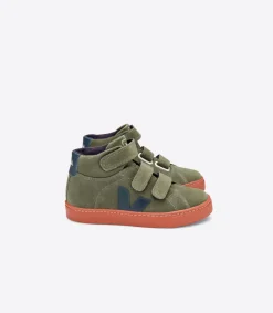 Kinder VEJA ESPLAR MID SUEDE MUD NAUTICO RUST SOLE