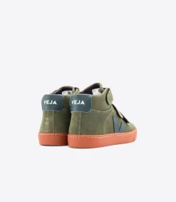 Kinder VEJA ESPLAR MID SUEDE MUD NAUTICO RUST SOLE