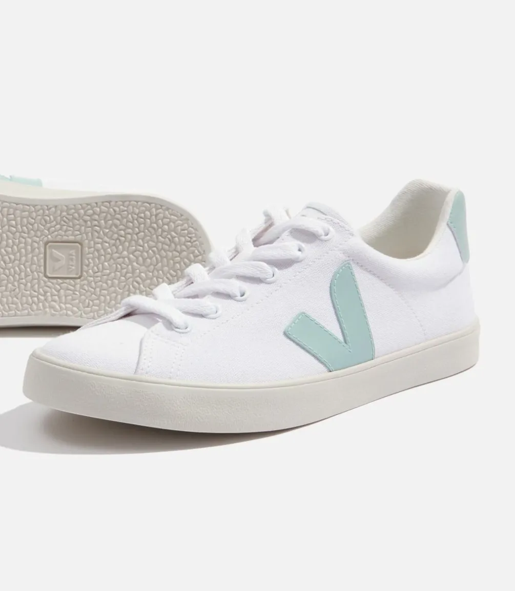VEJA ESPLAR SE CANVAS WHITE MATCHA