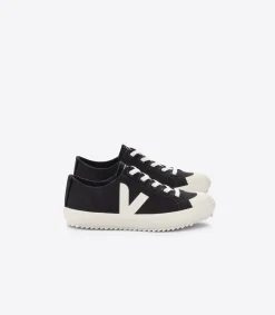 Kinder VEJA FLIP ELASTIC LACES CANVAS BLACK PIERRE