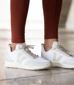 Damen VEJA IMPALA ENGINEERED-MESH EGGSHELL PIERRE