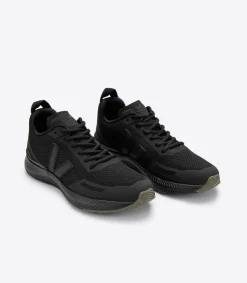 VEJA IMPALA ENGINEERED-MESH FULL BLACK KAKI
