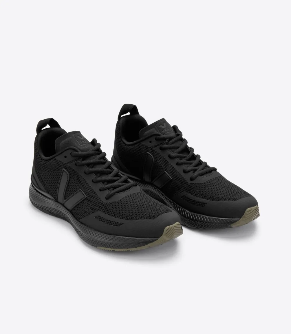 VEJA IMPALA ENGINEERED-MESH FULL BLACK KAKI