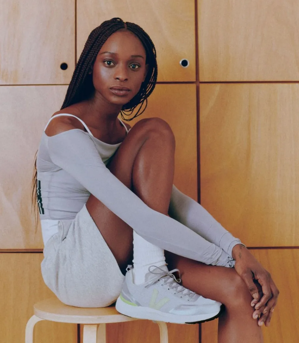 Damen VEJA IMPALA ENGINEERED-MESH GREY PIERRE SILVER