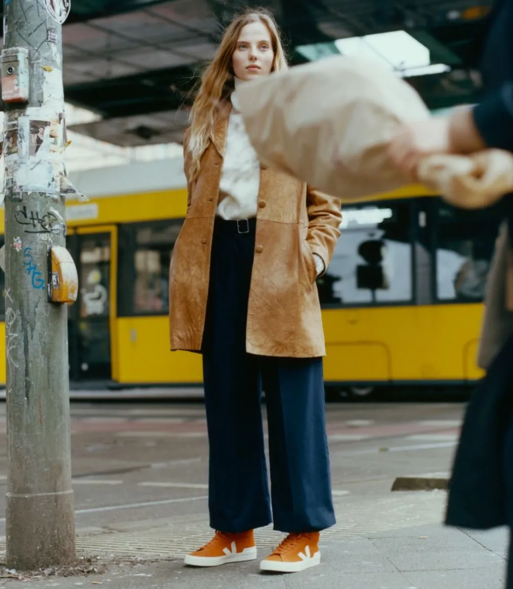 Damen VEJA MINOTAUR SUEDE PUMPKIN PIERRE