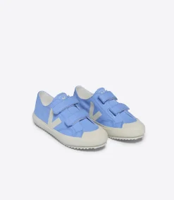 Kinder VEJA OLLIE CANVAS AQUA PIERRE