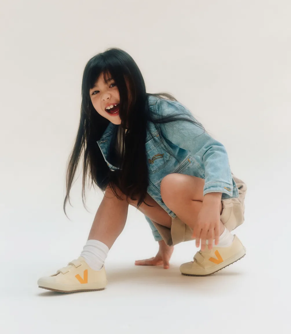 Kinder VEJA OLLIE CANVAS X BONPOINT BUTTER