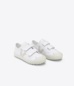 Kinder VEJA OLLIE CANVAS WHITE PIERRE