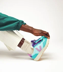 Damen VEJA PAULISTANA ALVEOMESH TURQUOISE MULBERRY