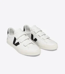 Damen VEJA RECIFE LEATHER WHITE BLACK