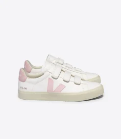 Damen VEJA RECIFE LEATHER WHITE PETALE