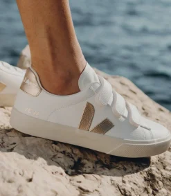 Damen VEJA RECIFE LEATHER WHITE PLATINE