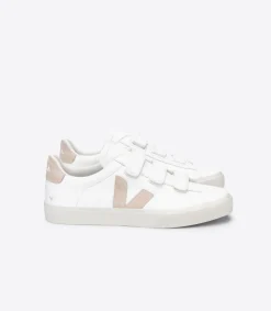 VEJA RECIFE LEATHER WHITE SABLE