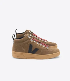 VEJA RORAIMA SUEDE BROWN BLACK NATURAL SOLE