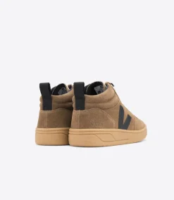 VEJA RORAIMA SUEDE BROWN BLACK NATURAL SOLE