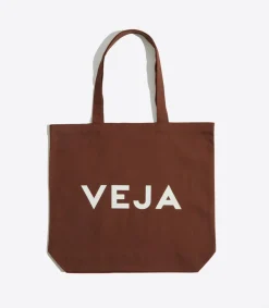 Damen VEJA TOTE BAG COTTON CHOCOLATE
