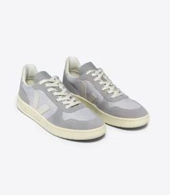 Damen VEJA V-10 ALVEOMESH LIGHT GREY PIERRE