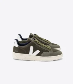 VEJA V-12 B-MESH OLIVE WHITE