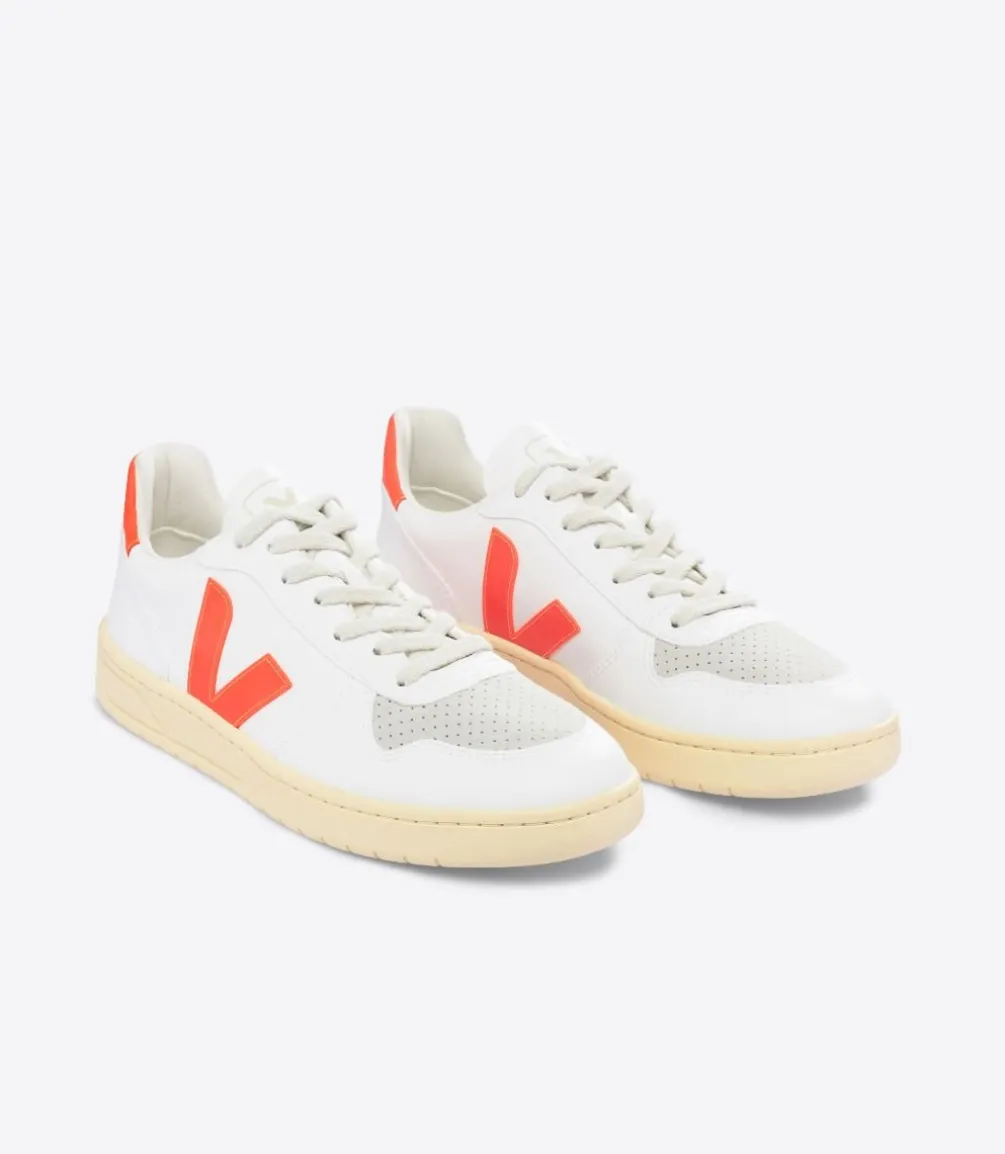 Damen VEJA V-10 CWL WHITE ORANGE FLUO