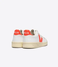 Damen VEJA V-10 CWL WHITE ORANGE FLUO